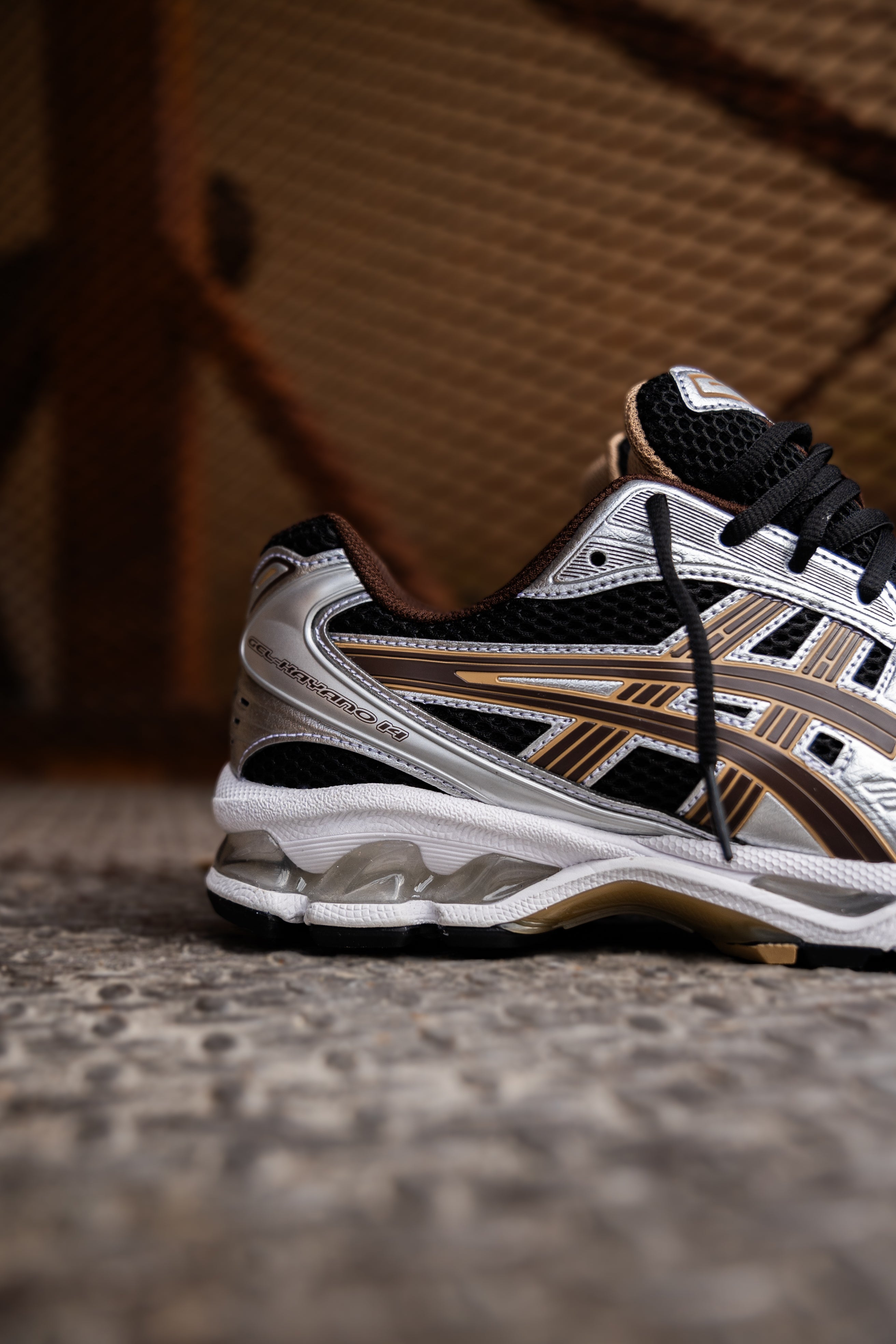 Mens Asics Gel-Kayano 14 (Black/Coffee) - VIP Asics
