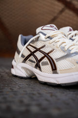 Mens Asics Gel-1130 (Cream/Reddish Brown) - Asics
