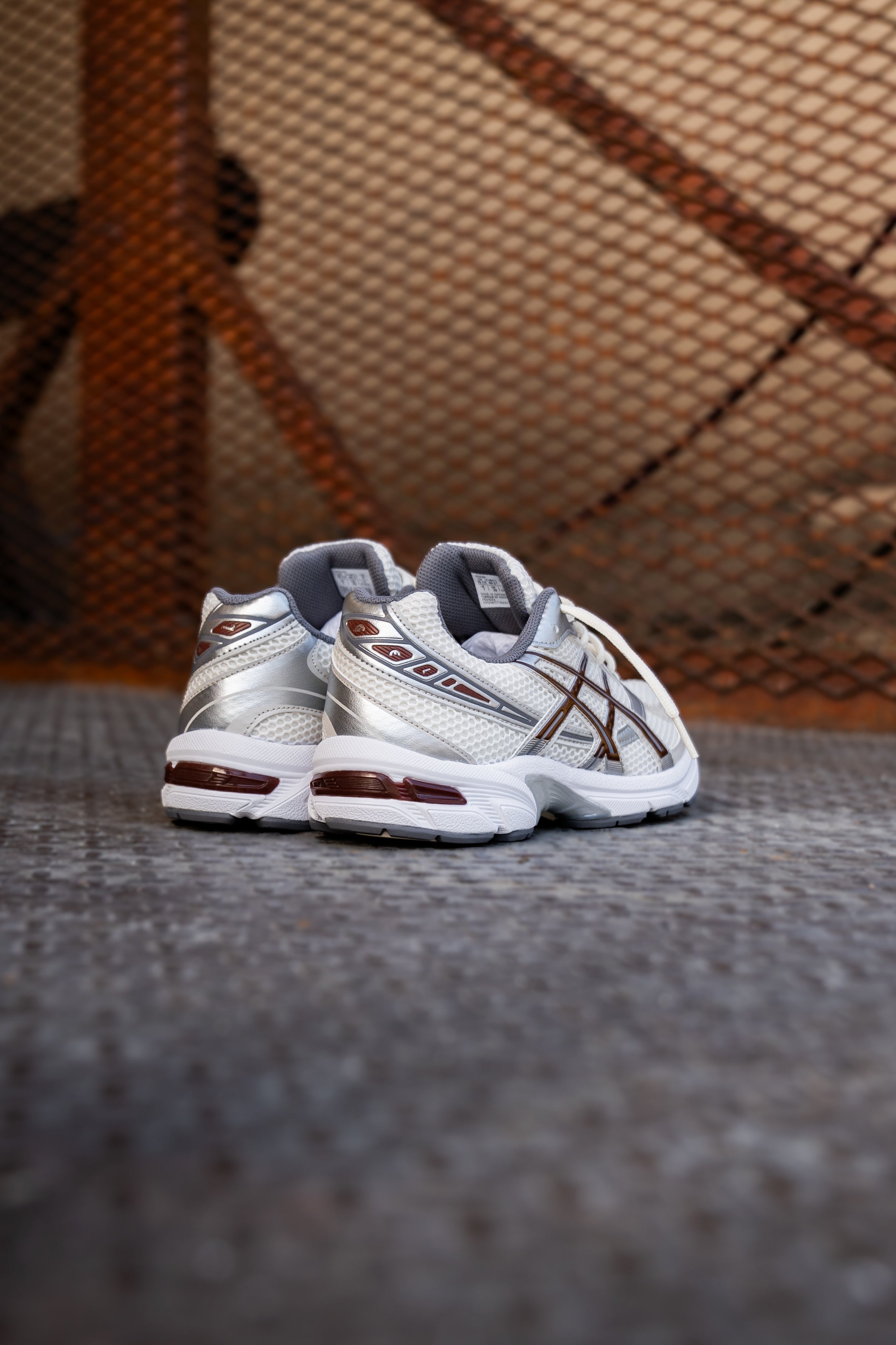 Mens Asics Gel-1130 (Cream/Reddish Brown) - Asics