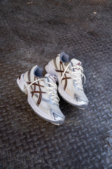 Mens Asics Gel-1130 (Cream/Reddish Brown) - Asics