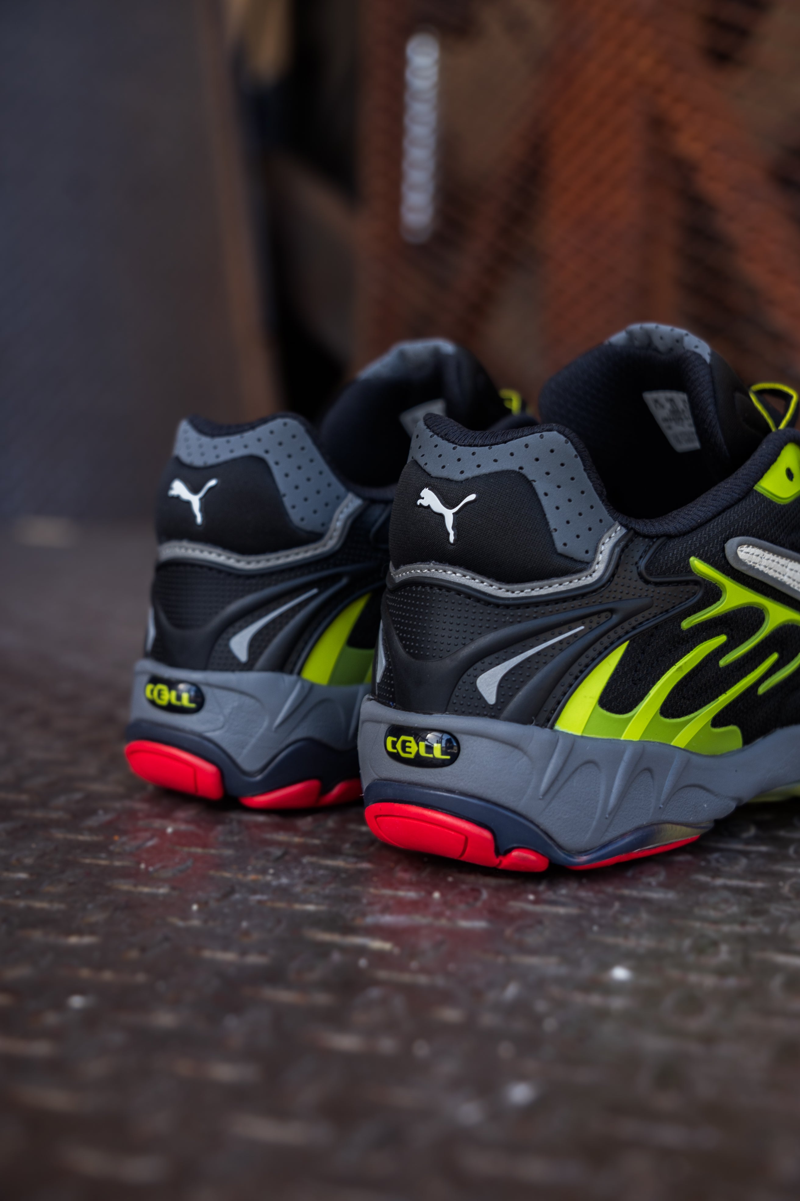 PUMA x A$AP ROCKY Inhale Mesh (Black/Warm White/Lime Pow) - Puma