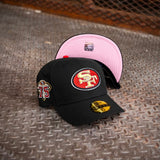 New Era San Francisco 49ers 75th Anniversary Pink UV (Black) 59Fifty Fitted - New Era