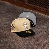New Era Salt Lake City Bee 30th Anniversary Grey UV (Vegas Gold/Black) 59Fifty Fitted - New Era