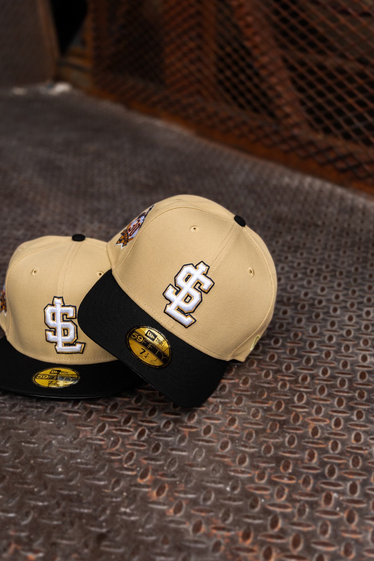 New Era Salt Lake City Bee 30th Anniversary Grey UV (Vegas Gold/Black) 59Fifty Fitted - New Era