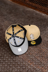 New Era Salt Lake City Bee 30th Anniversary Grey UV (Vegas Gold/Black) 59Fifty Fitted - New Era