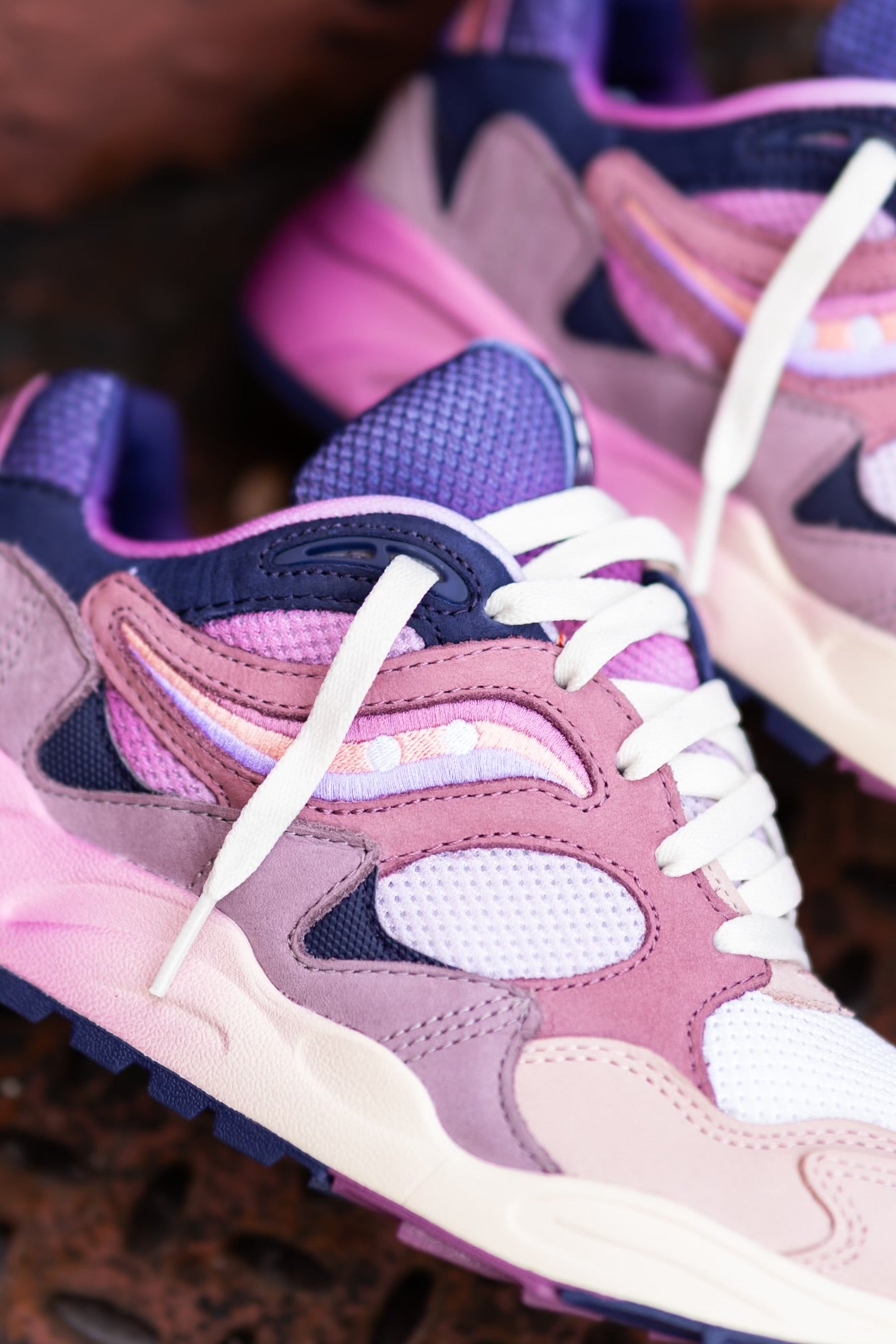 Mens Saucony Grid Shadow 2 Summer Solstice (Lilac/Blue) - Saucony