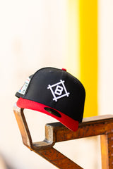 New Era Brooklyn Dodgers Jackie Robinson Grey UV (Black/Red) 59Fifty Fitted - New Era