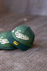 New Era Montreal Expos Grey UV (Green/Dark Green) 59Fifty Fitted - New Era