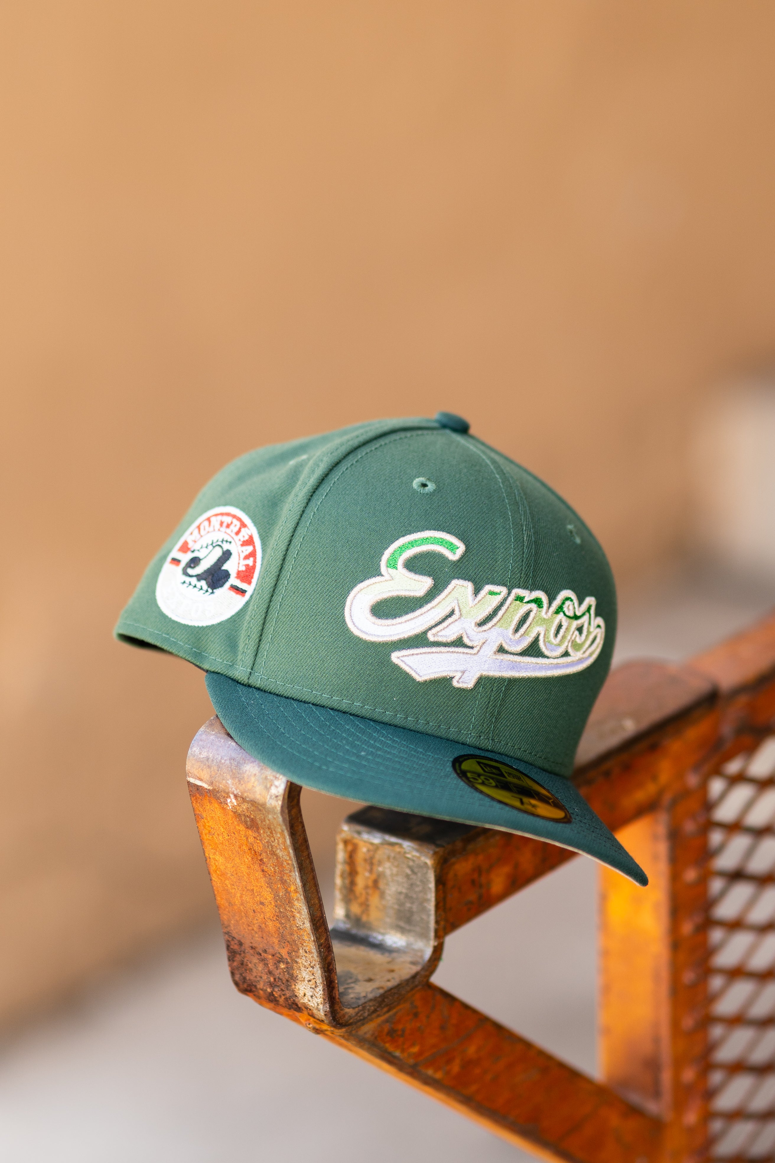 New Era Montreal Expos Grey UV (Green/Dark Green) 59Fifty Fitted - New Era