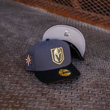 New Era Las Vegas Golden Knights Grey UV (Graphite/Black) 59Fifty Fitted - New Era