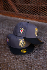 New Era Las Vegas Golden Knights Grey UV (Graphite/Black) 59Fifty Fitted - New Era