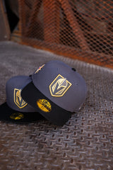 New Era Las Vegas Golden Knights Grey UV (Graphite/Black) 59Fifty Fitted - New Era