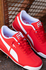 Mens Puma Roma 24 Reversed (For All Time Red/Puma White) - Puma