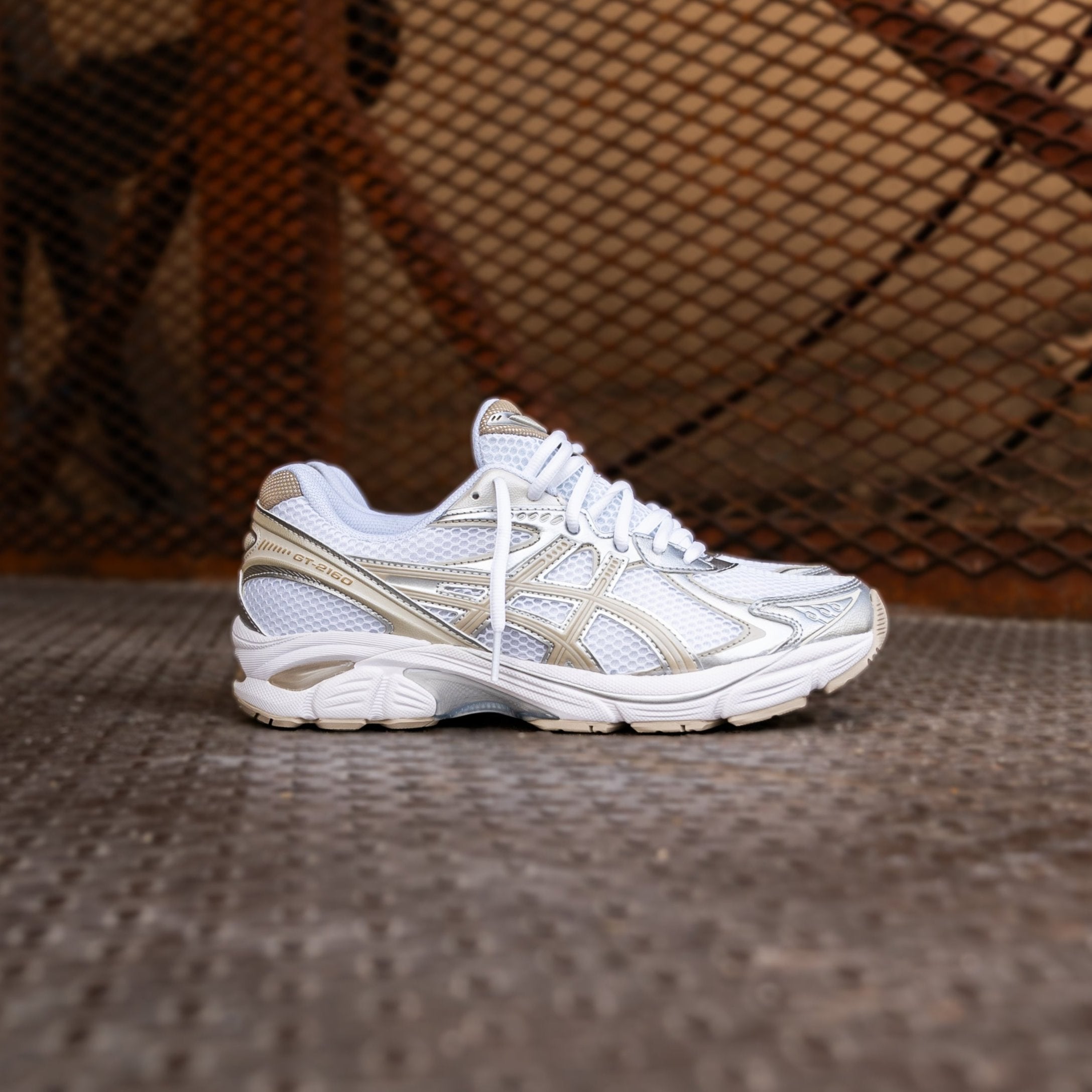 Mens Asics GT-2160 (White/Putty) - Asics