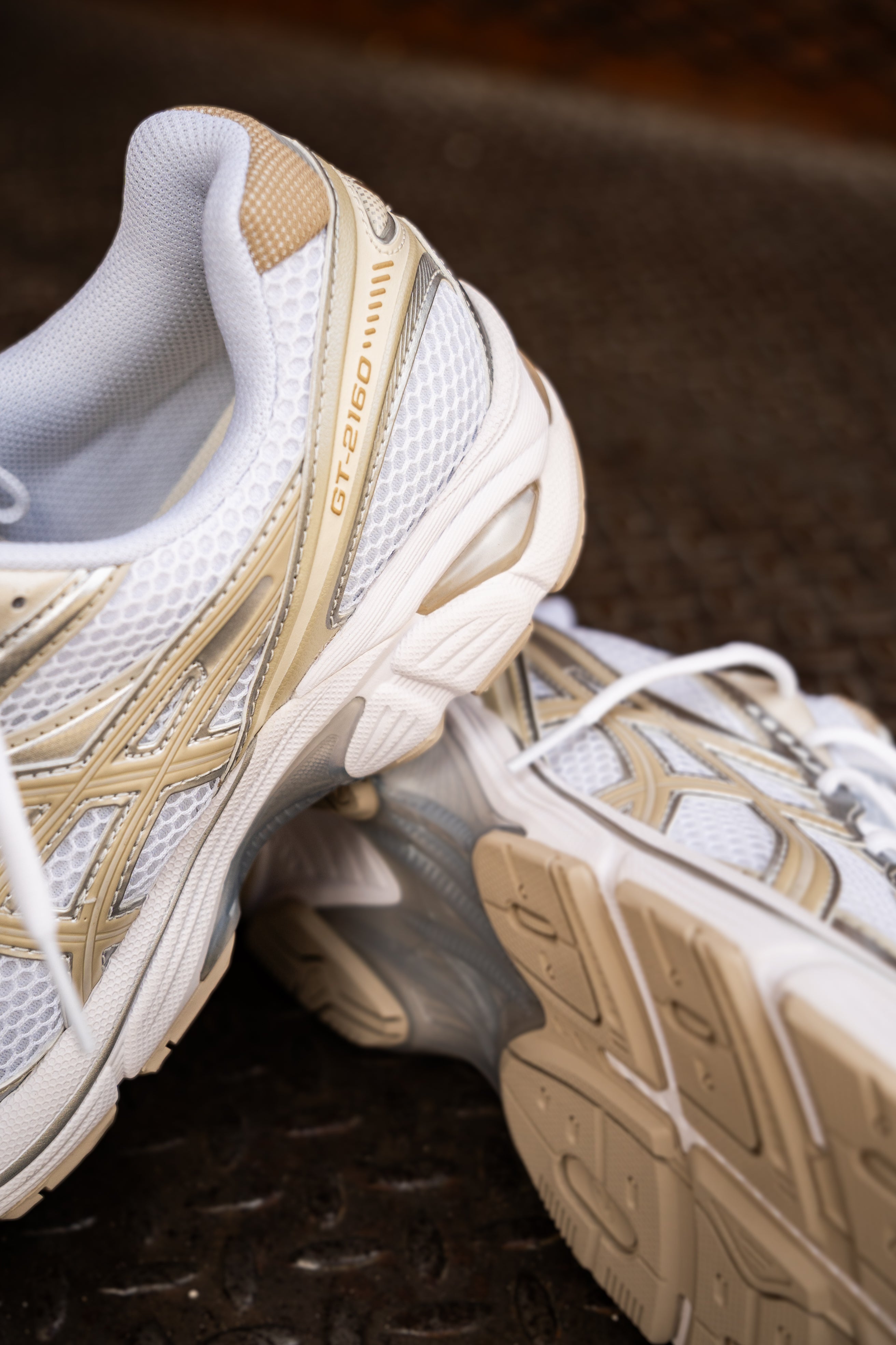 Mens Asics GT-2160 (White/Putty) - Asics