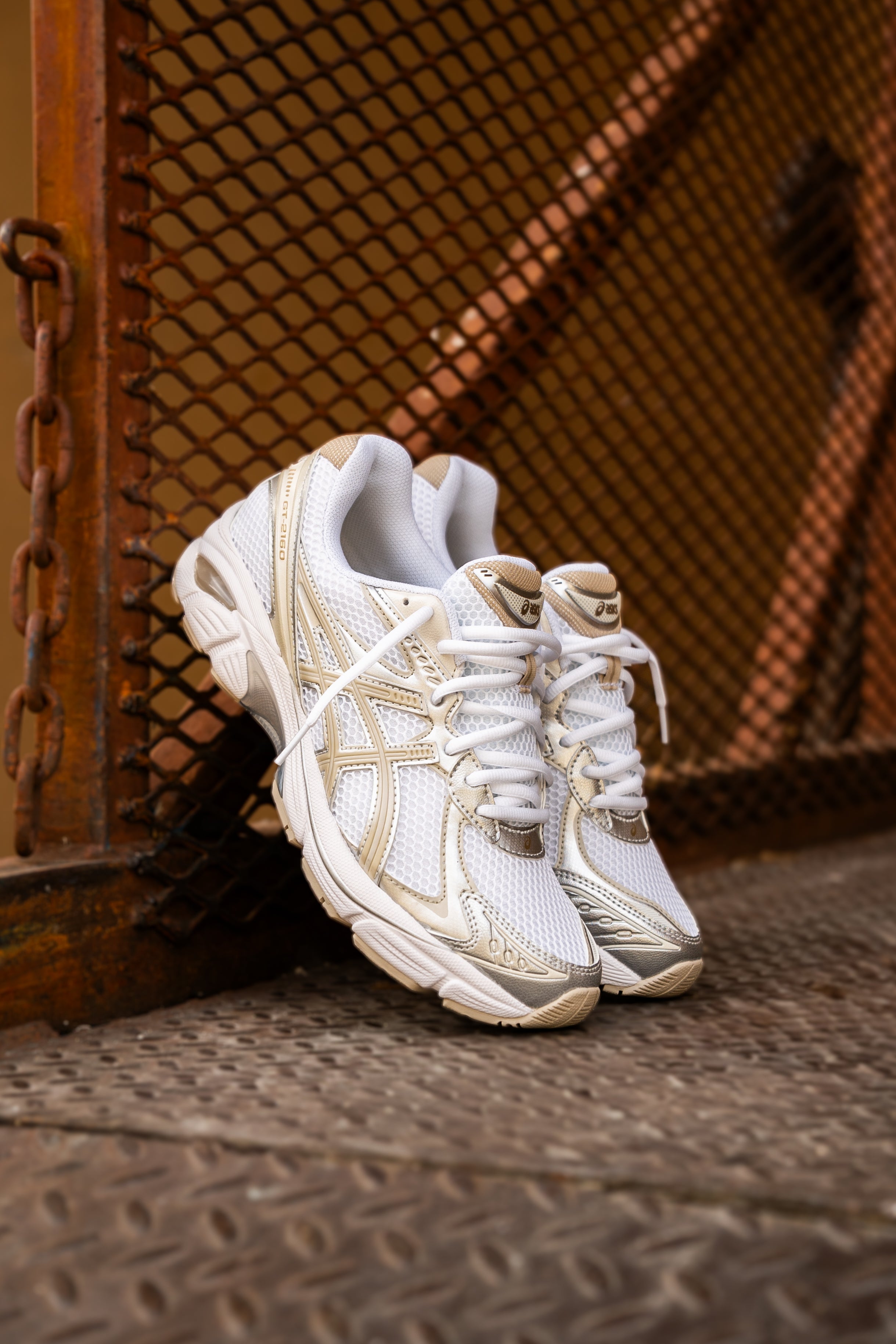 Mens Asics GT-2160 (White/Putty) - Asics