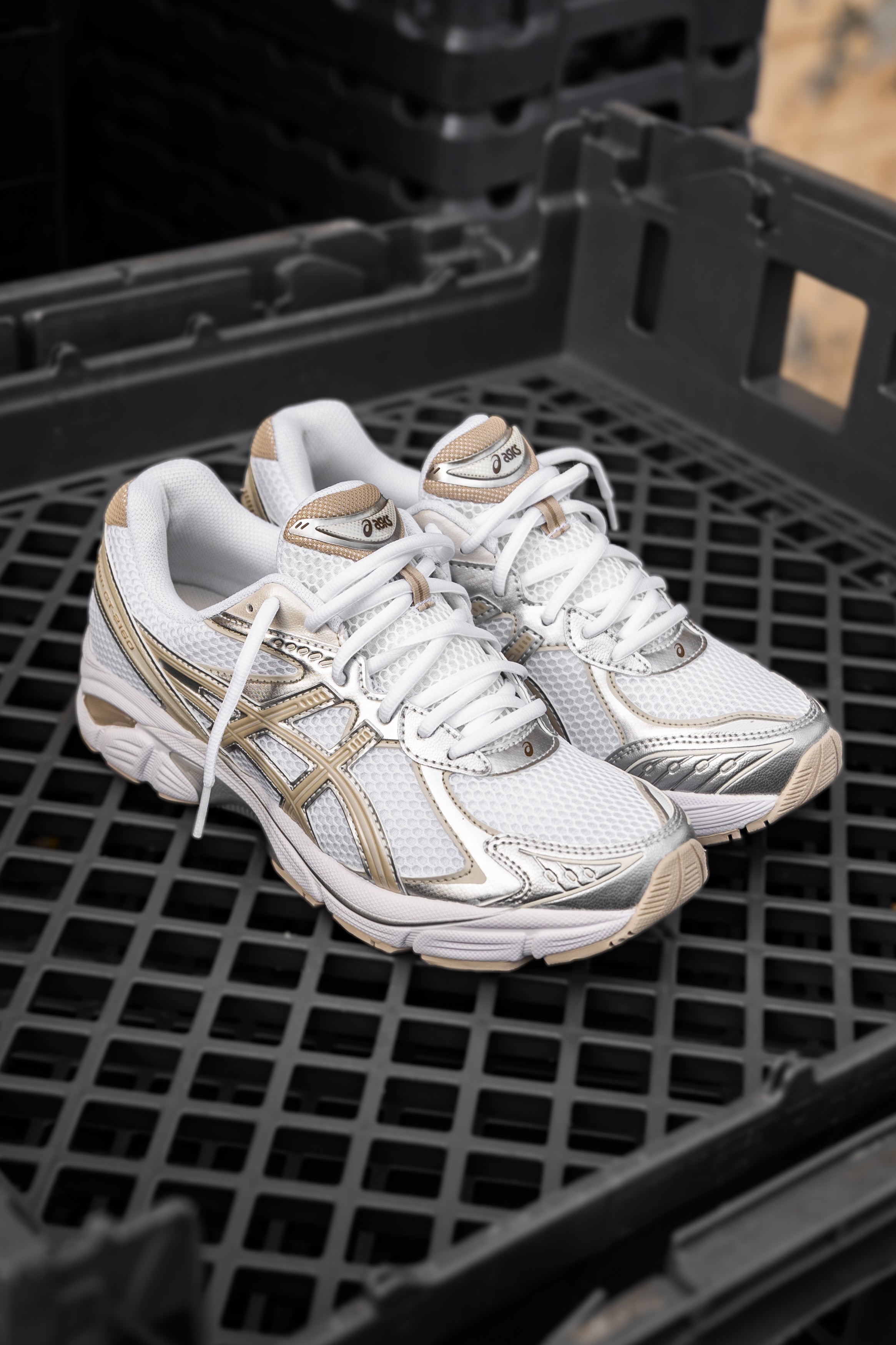 Mens Asics GT-2160 (White/Putty) - Asics
