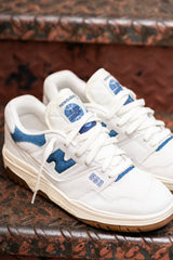 Women's New Balance 550 (Grey/Blue) - BBW550GG - New Balance