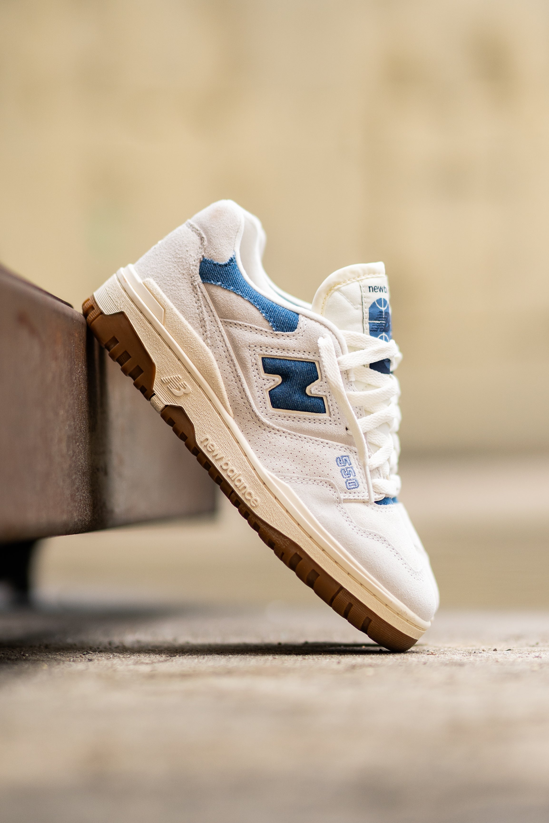 Women's New Balance 550 (Grey/Blue) - BBW550GG - New Balance