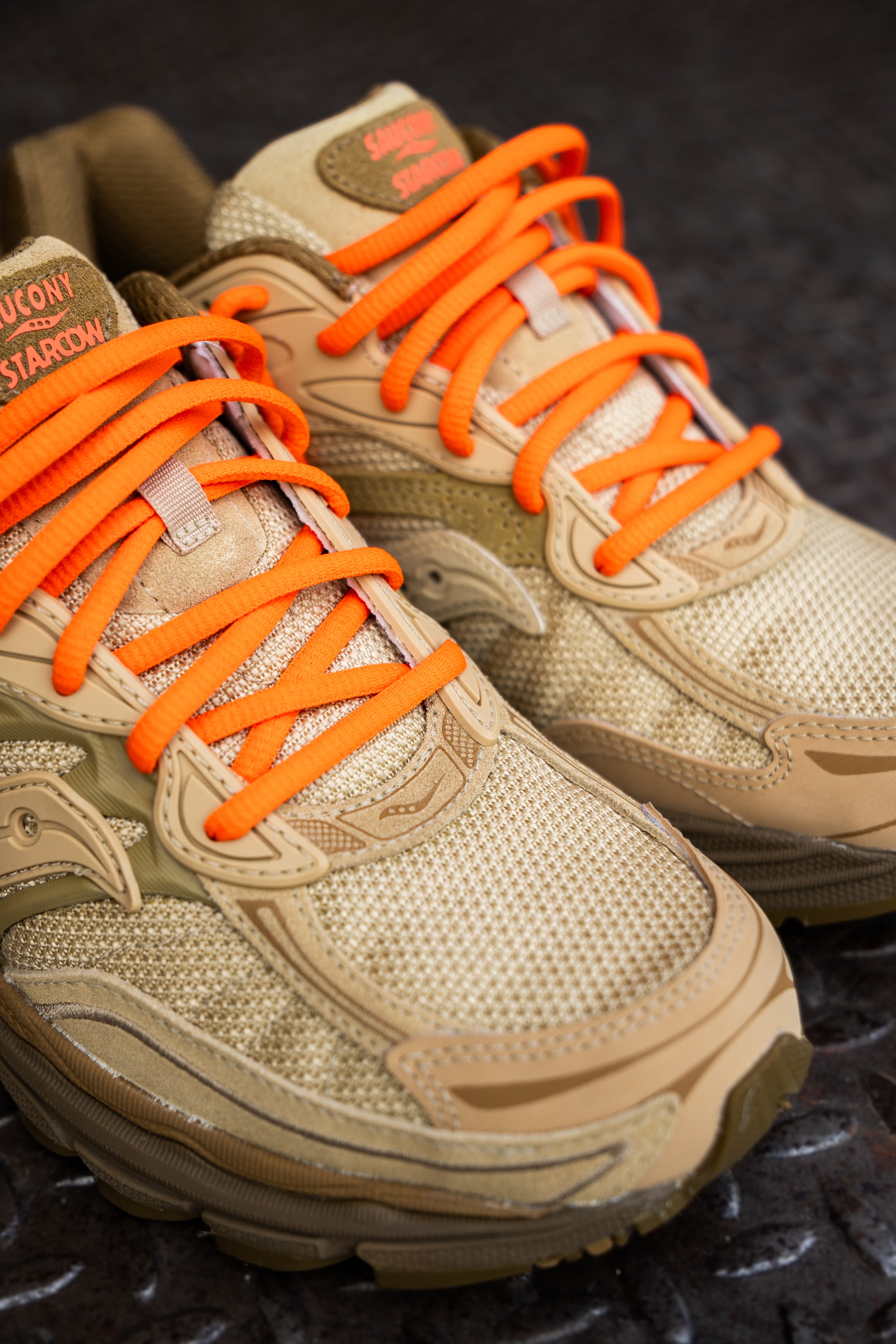 Mens Saucony x Starcow ProGrid Omni 9 (Beige/Tan) - Saucony