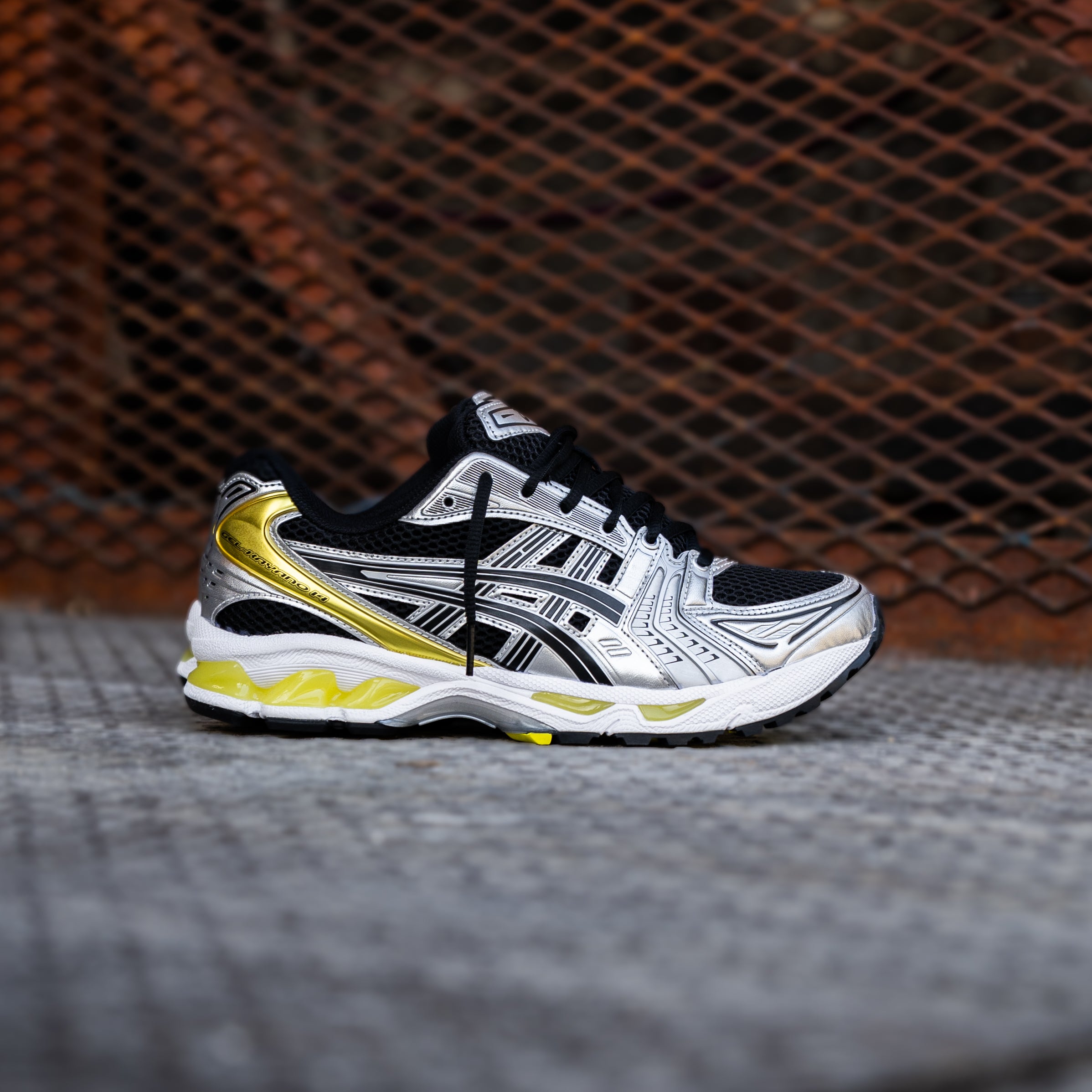 Mens Asics Gel Kayano 14 (Black/Lemon Spark) - Asics