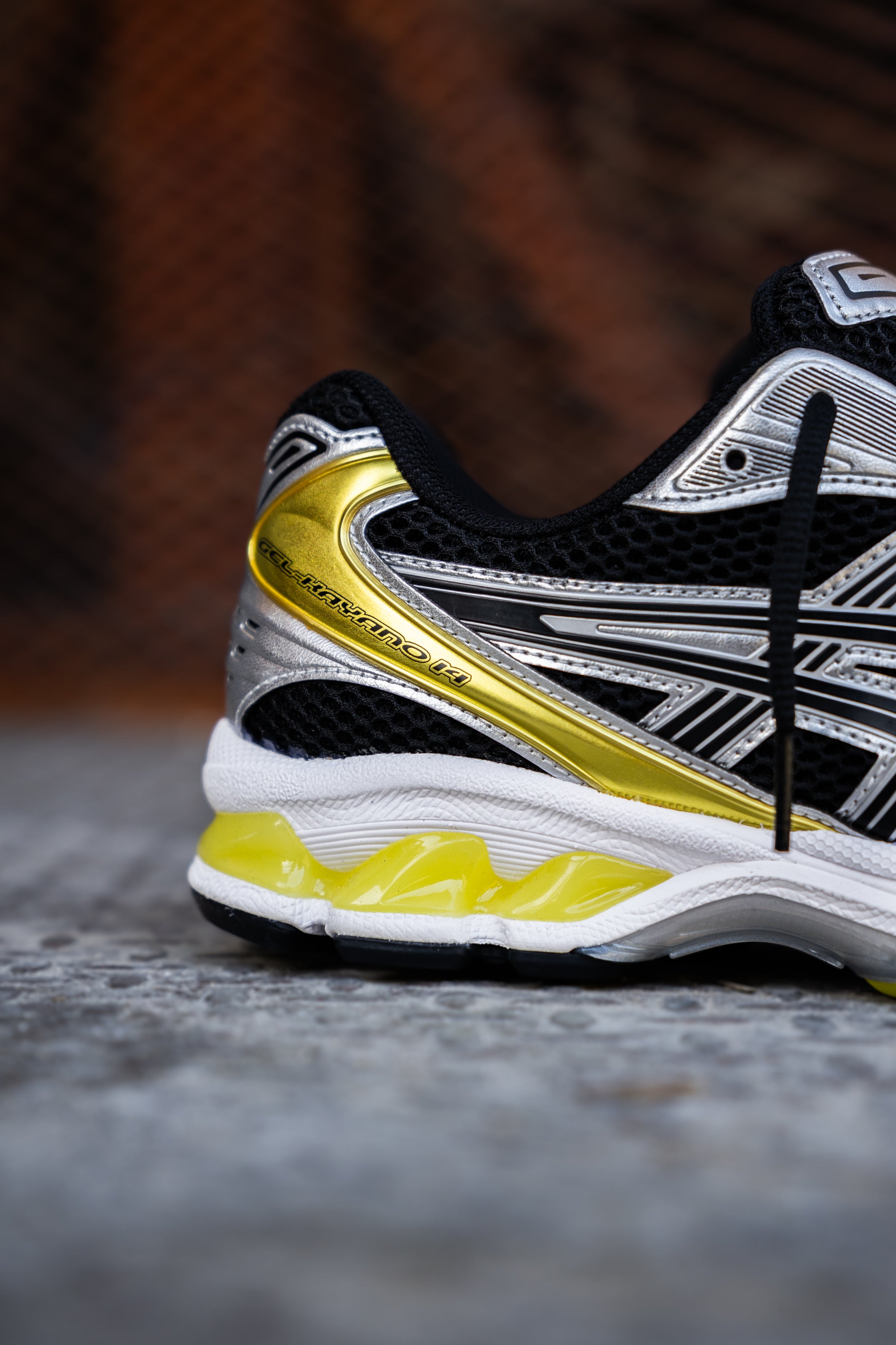 Mens Asics Gel Kayano 14 (Black/Lemon Spark) - Asics