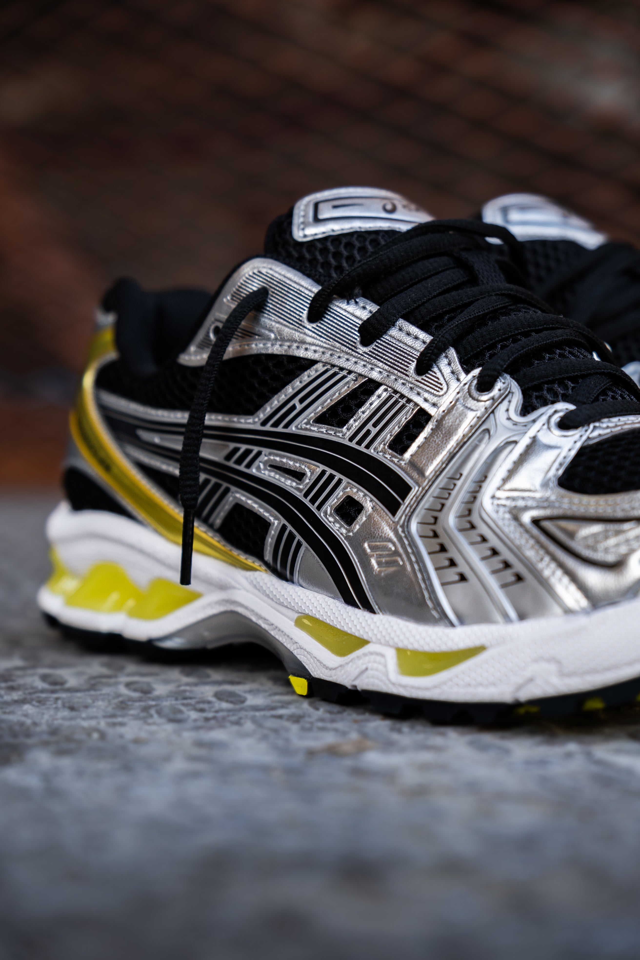 Mens Asics Gel Kayano 14 (Black/Lemon Spark) - Asics