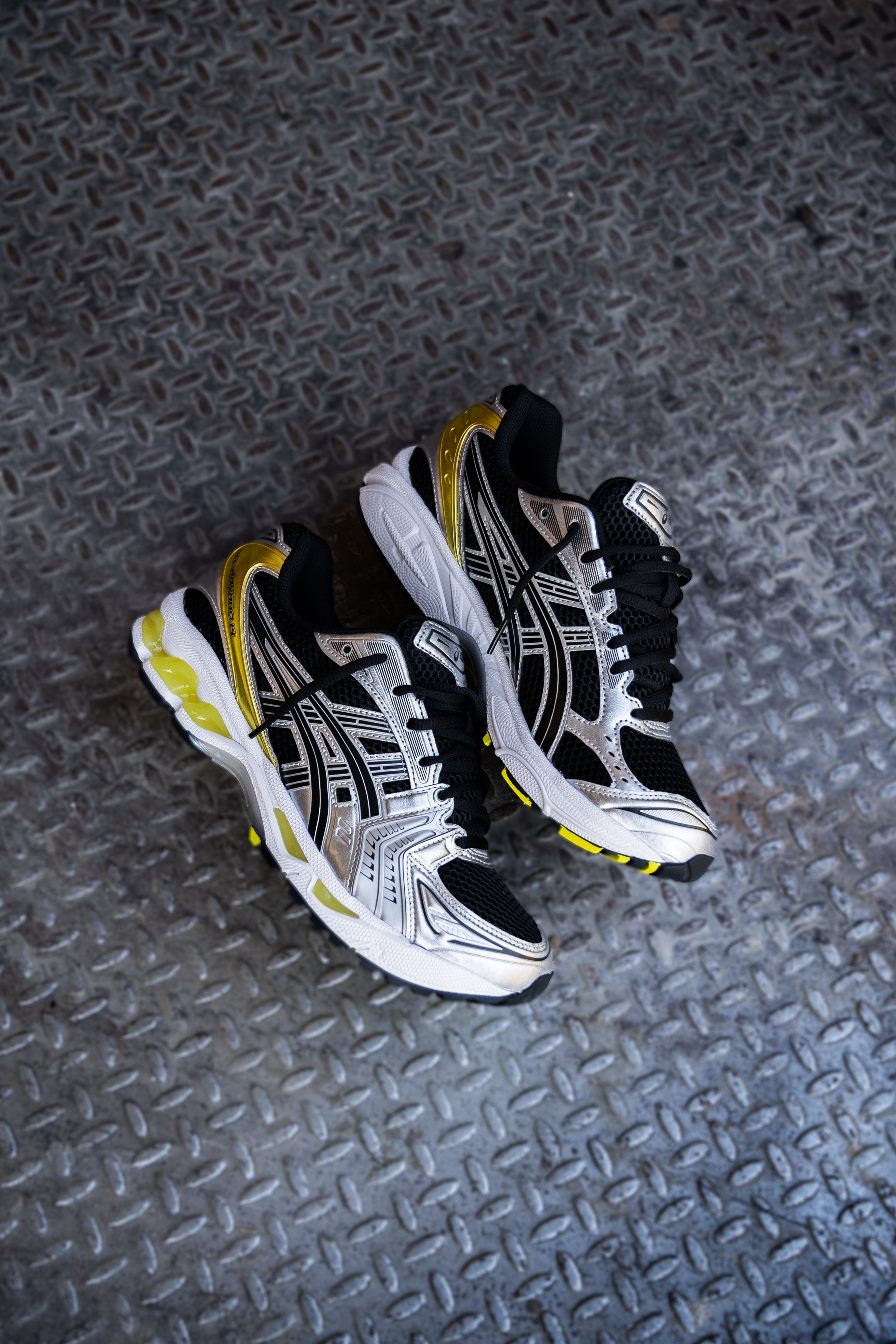 Mens Asics Gel Kayano 14 (Black/Lemon Spark) - Asics