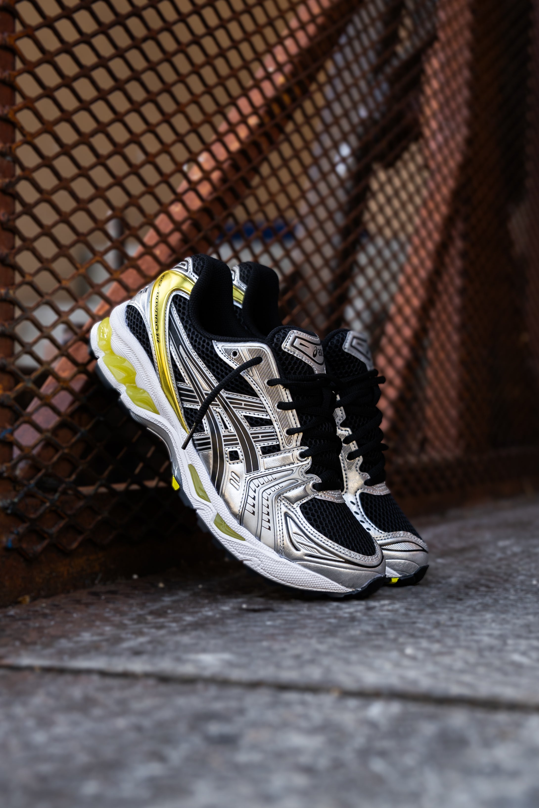 Mens Asics Gel Kayano 14 (Black/Lemon Spark) - Asics