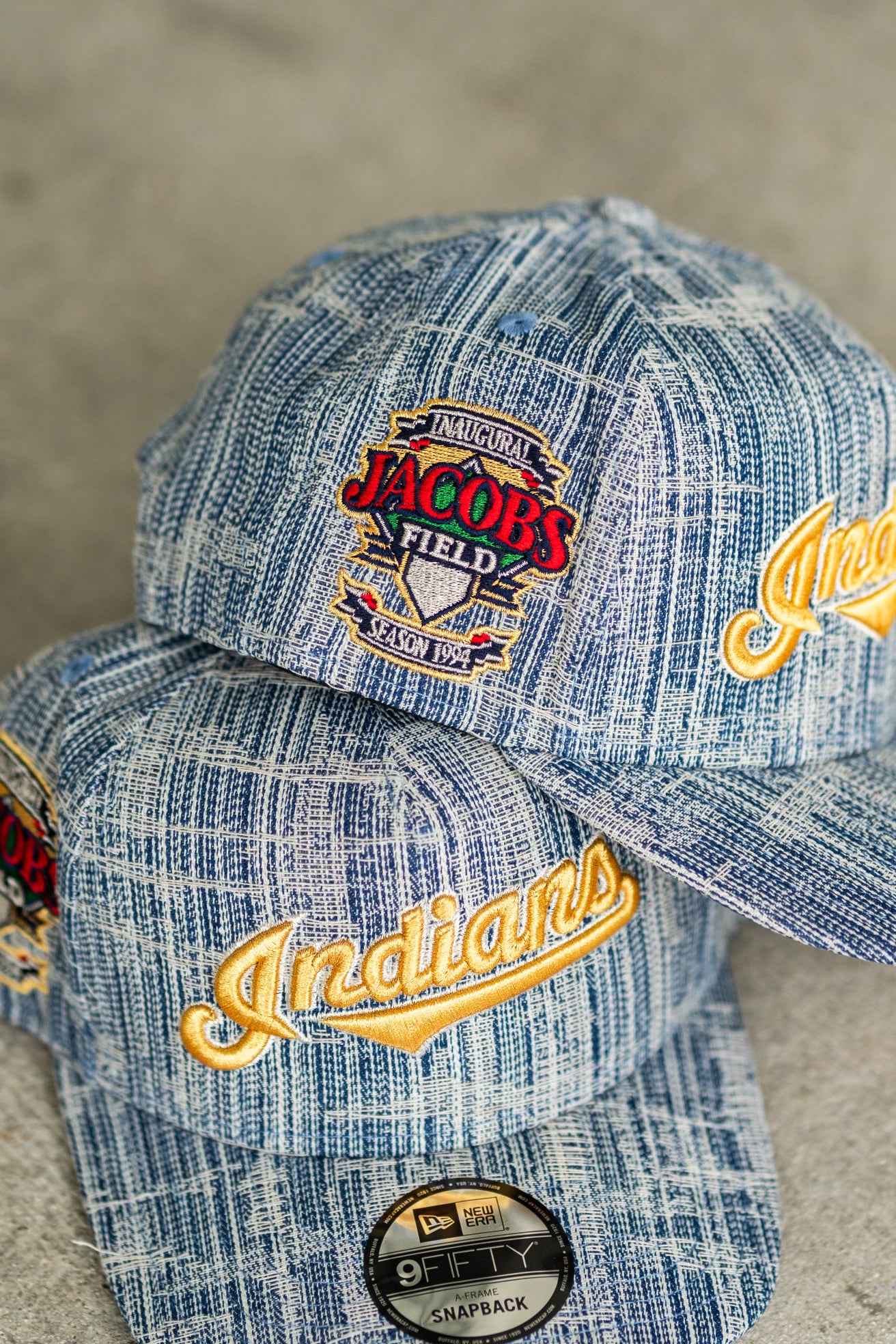 New Era Cleveland Indians Jacobs Field 9Fifty A-Frame Snapback - New Era