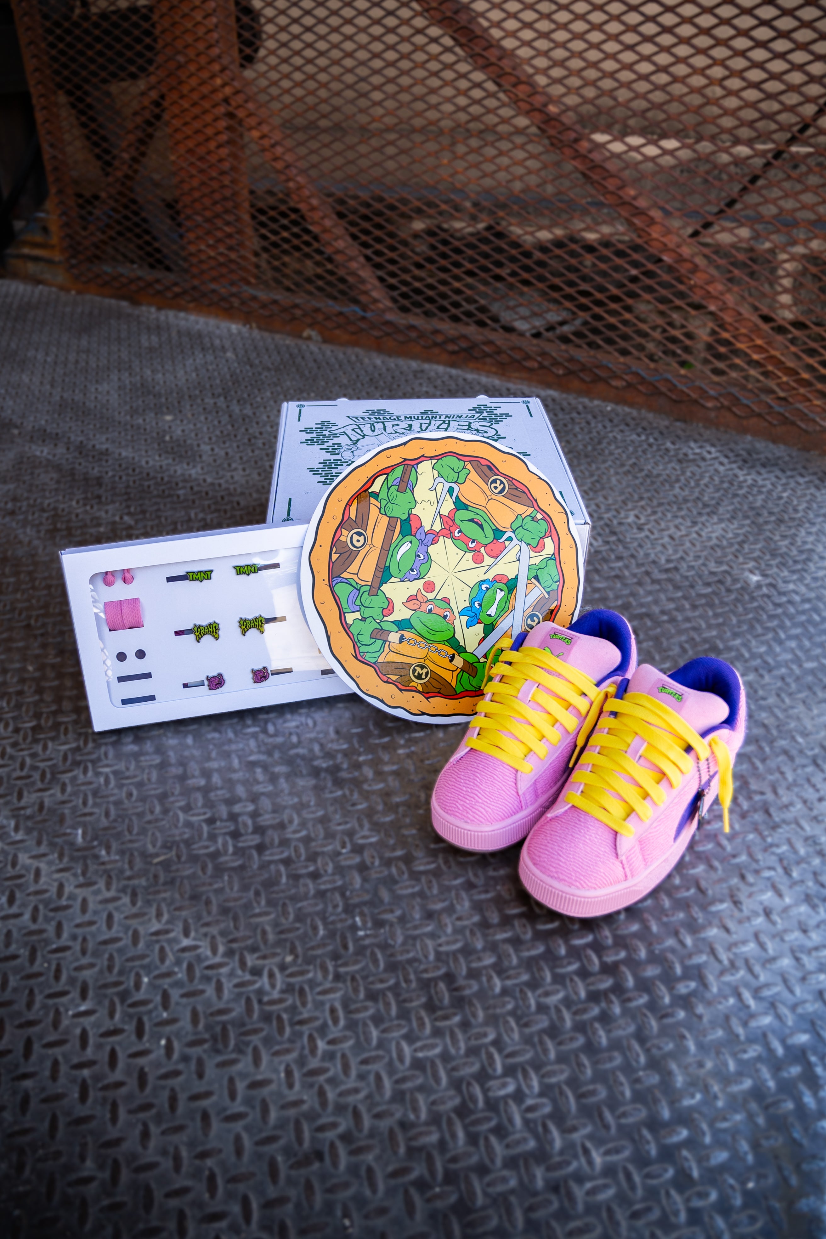Mens Puma Suede XL Teenage Mutant Ninja Turtles (Mauved Out/Team Violet) - Puma