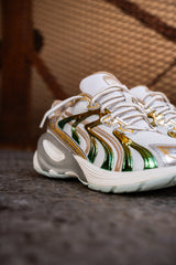 Womens Puma Inverse Shimmer (Warm White/Archive Gold) - Puma