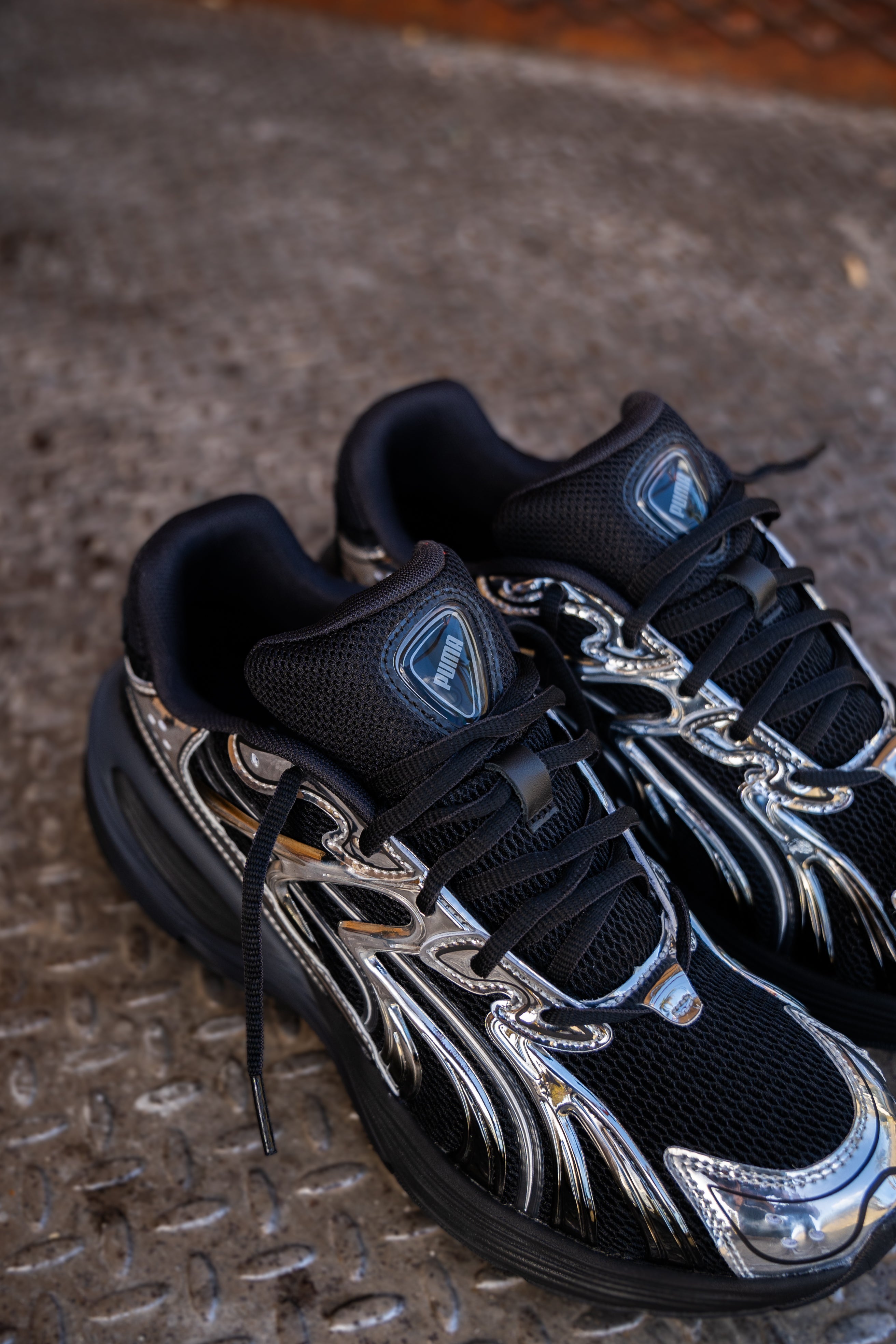 Puma Inverse Dimension (Black/Dark Gray/Silver) - Puma