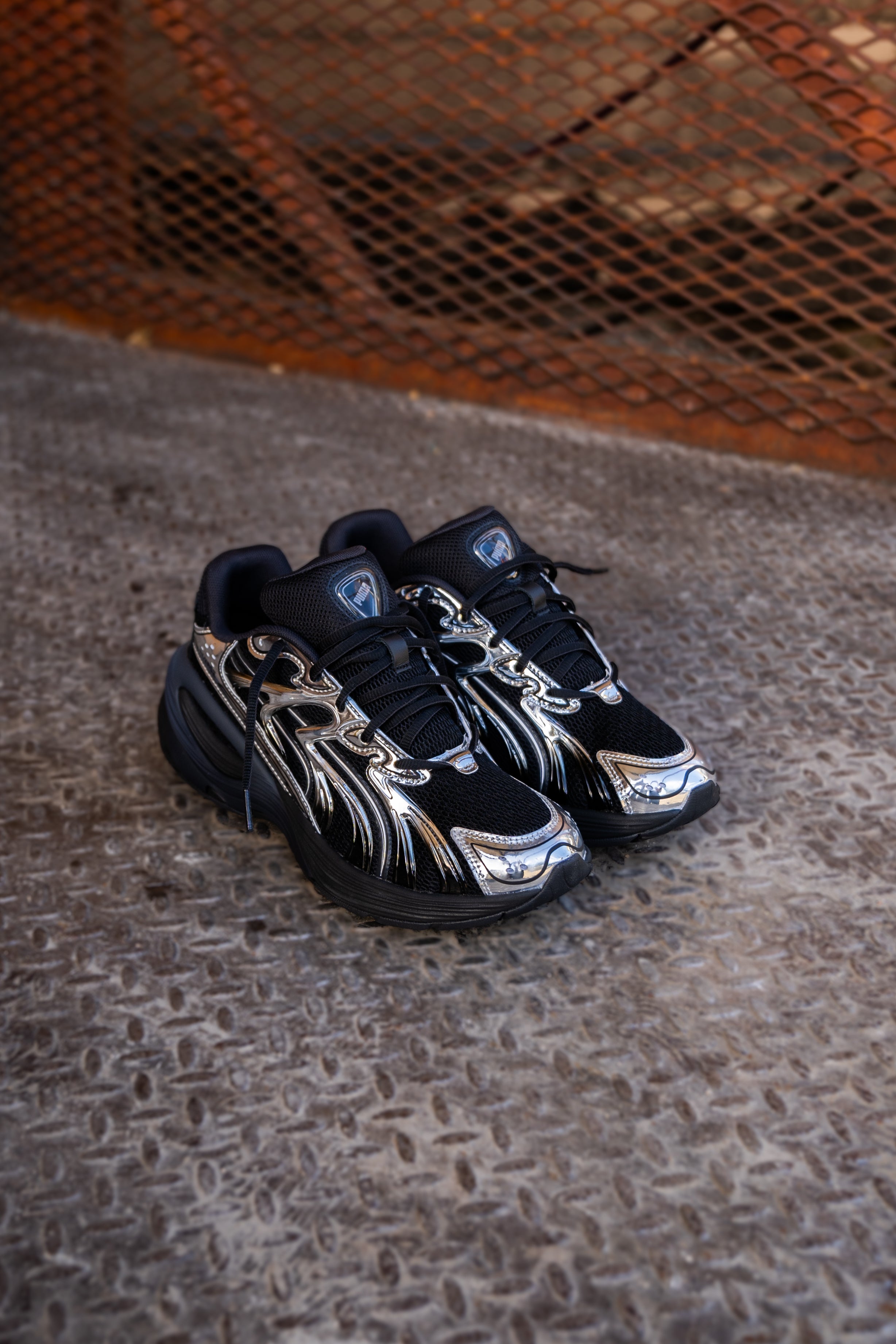Puma Inverse Dimension (Black/Dark Gray/Silver) - Puma