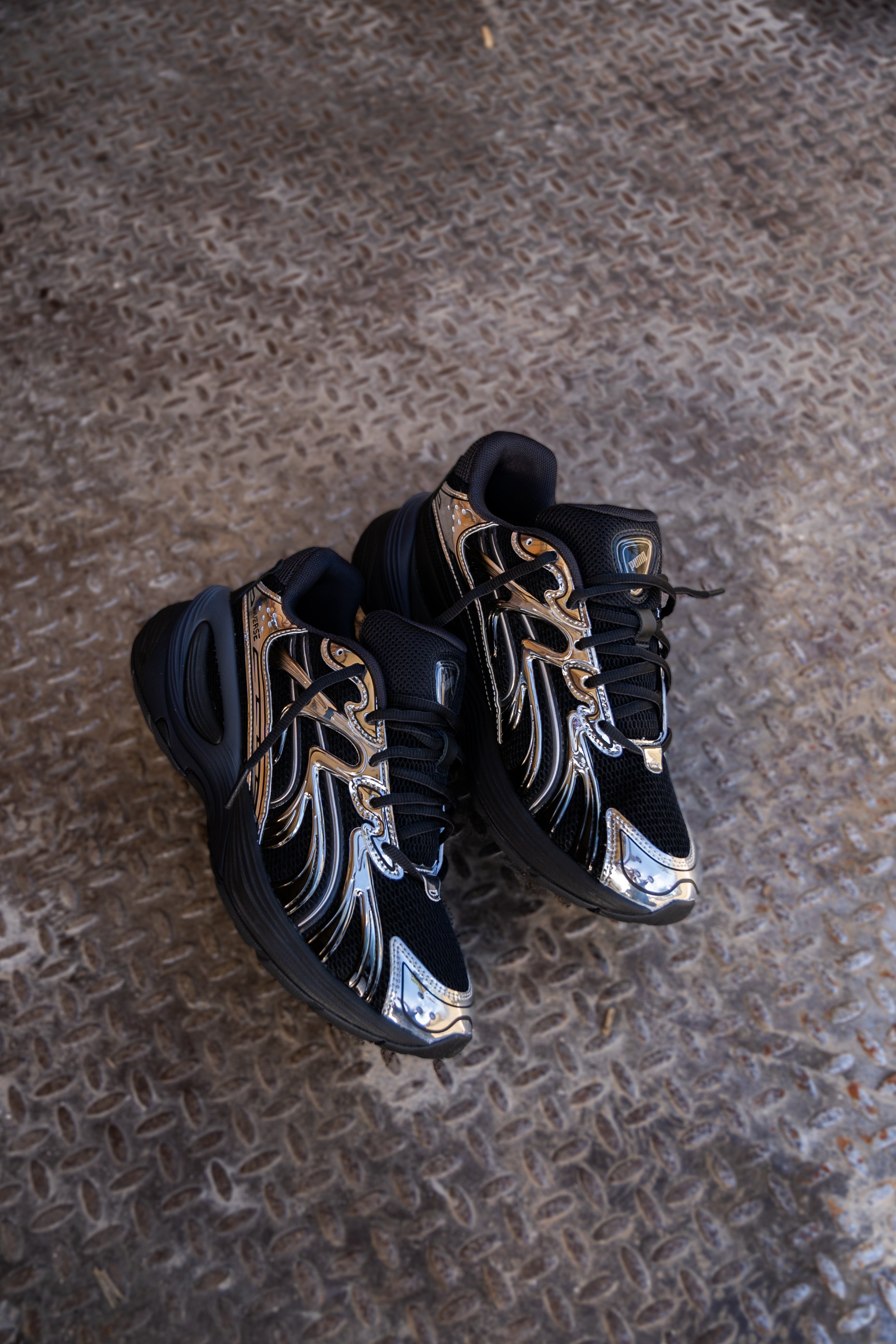 Puma Inverse Dimension (Black/Dark Gray/Silver) - Puma
