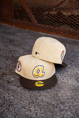 New Era Atlanta Braves 1972 ASG Grey UV (Vegas Gold/Mocha) 59Fifty Fitted - New Era