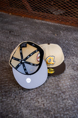 New Era Atlanta Braves 1972 ASG Grey UV (Vegas Gold/Mocha) 59Fifty Fitted - New Era