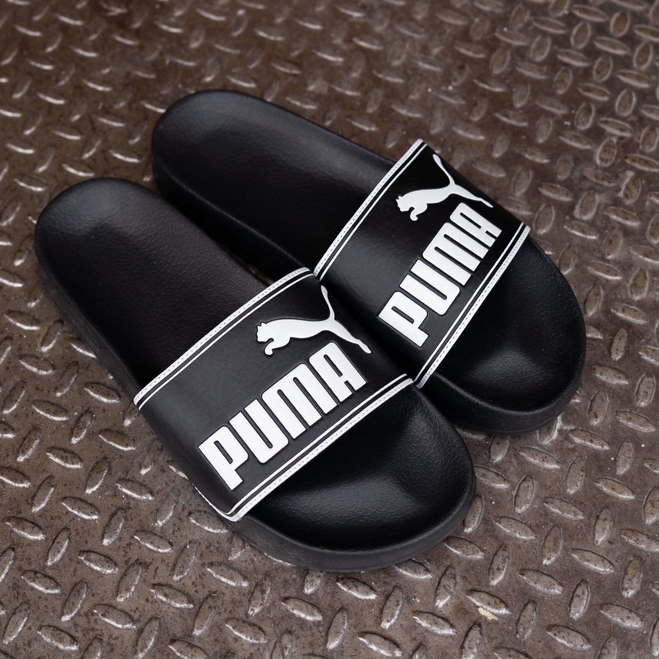 Puma Leadcat 2.0 Slides (Black) - Puma