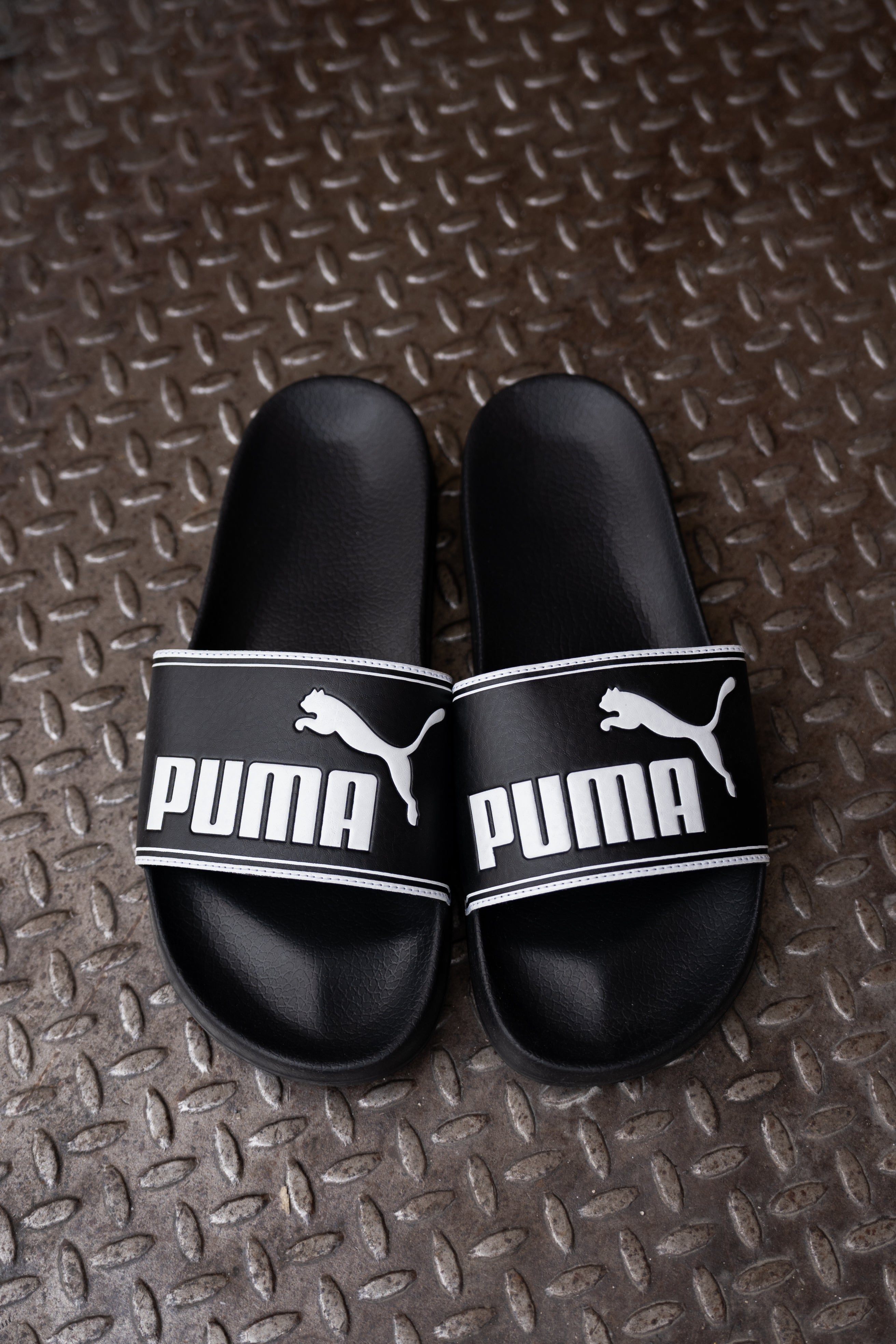 Puma Leadcat 2.0 Slides (Black) - Puma