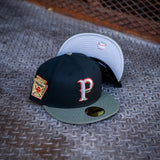 New Era Pittsburgh Pirates 1925 World Series Grey UV (Black/Olive) 59Fifty Fitted - New Era