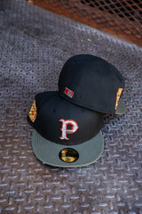 New Era Pittsburgh Pirates 1925 World Series Grey UV (Black/Olive) 59Fifty Fitted - New Era