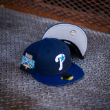 New Era Philadelphia Phillies 1996 All-Star Game Grey UV (Navy/Oceanside) 59Fifty Fitted - New Era