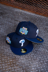 New Era Philadelphia Phillies 1996 All-Star Game Grey UV (Navy/Oceanside) 59Fifty Fitted - New Era