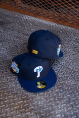New Era Philadelphia Phillies 1996 All-Star Game Grey UV (Navy/Oceanside) 59Fifty Fitted - New Era