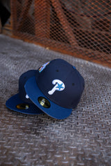 New Era Philadelphia Phillies 1996 All-Star Game Grey UV (Navy/Oceanside) 59Fifty Fitted - New Era