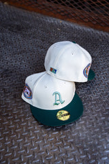 New Era Philadelphia Athletics 1911 World Series Grey UV (Off White/Dk Green) 59Fifty Fitted - New Era