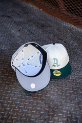 New Era Philadelphia Athletics 1911 World Series Grey UV (Off White/Dk Green) 59Fifty Fitted - New Era