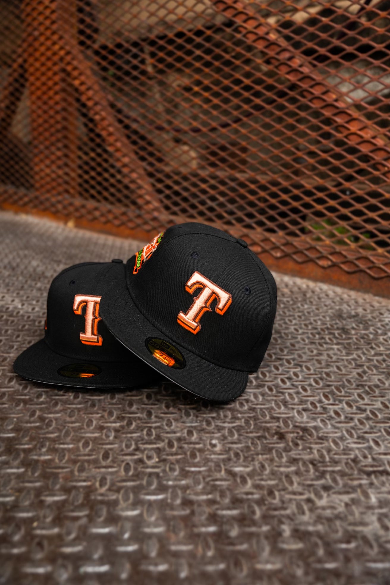 New Era Texas Rangers Final Season Grey UV (Black) 59Fifty Fitted - New Era