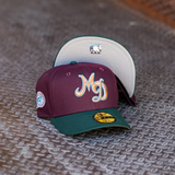 New Era Miami Dolphins Grey UV (Maroon/Dark Green) 59Fifty Fitted - New Era