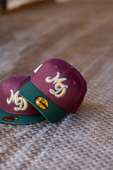 New Era Miami Dolphins Grey UV (Maroon/Dark Green) 59Fifty Fitted - New Era